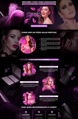 TEMPLATES PARA SALÃO DE BELEZA - MAQUIAGEM